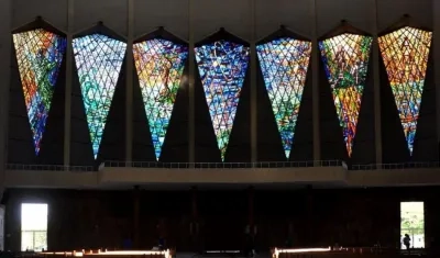 Vitrales de la Catedral de Barranquilla.