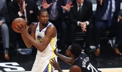 Kevin Durant, jugador de los Warriors. 