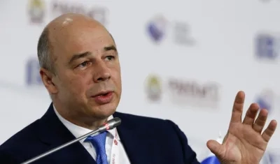 Ministro ruso de Finanzas, Antón Siluánov.