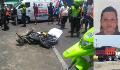 Said de Jesús Niebles Galván, de 25 años, murió en un accidente de moto.