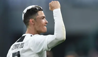 Cristiano Ronaldo, delantero portugués. 