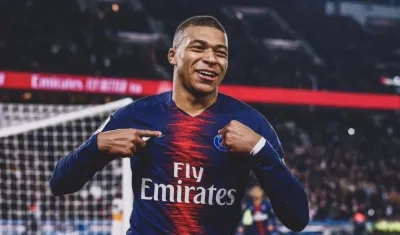 Kylian Mbappé, delantero francés. 