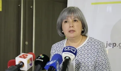 Patricia Linares, presidenta de la JEP.