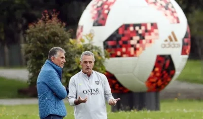 Carlos Queiroz y Gustavo Alfaro. 