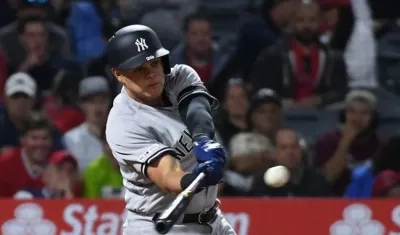 Giovanni Urshela, pelotero de los Yankees. 