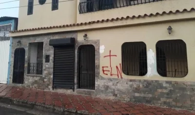 La casa del diputado opositor Franklyn Duarte.