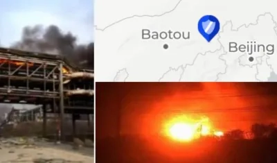 La explosión en una planta química en China dejó 4 muertos.