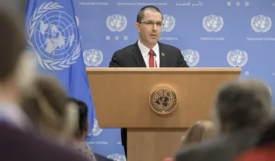 El canciller venezolano, Jorge Arreaza.