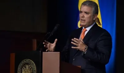 El Presidente de la República, Iván Duque.