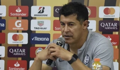 Jorge Almirón, DT de San Lorenzo.