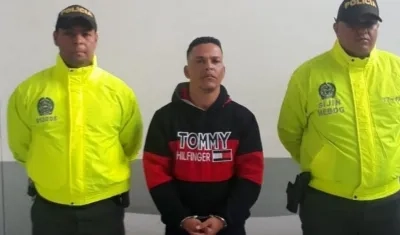 Alias 'Billete' en su reciente captura.