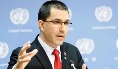 El canciller venezolano, Jorge Arreaza.