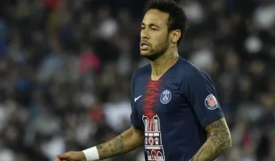 Neymar, delantero brasileño. 