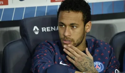 Neymar, delantero brasileño. 