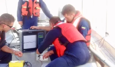 Autoridad marítima verificó las condiciones del calado.