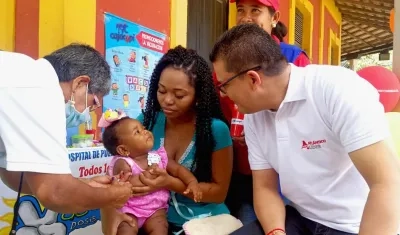 Departamento espera que en municipios se vacunen 3.116 recién nacidos contra la tuberculosis - BCG y la hepatitis B.