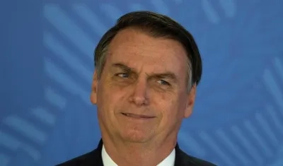 El presidente de Brasil, Jair Bolsonaro.