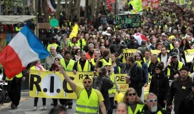 Imagen de la protesta.