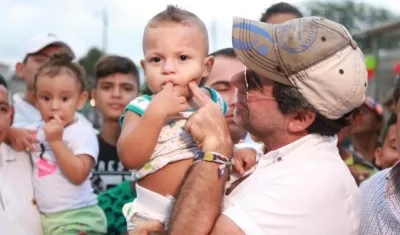 El Alcalde de Barranquilla, Alejandro Char.