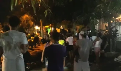 Lugar de los hechos en el municipio de Galapa.