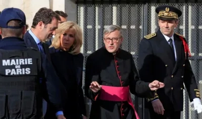 El decano de Notre Dame, Patrick Chauvet.