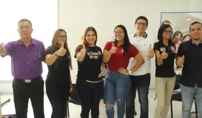 Imagen de las personas que participaron en el video.