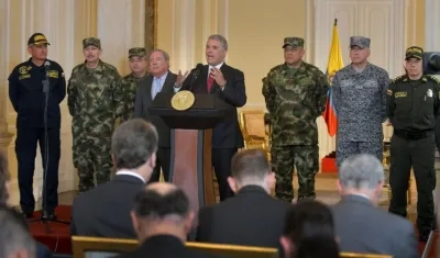 El Presidente de la República, Iván Duque.