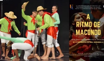 A Ritmo de Macondo, puesta en escena de Mónica Lindo.