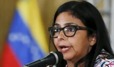 La vicepresidenta ejecutiva de Venezuela, Delcy Rodríguez.