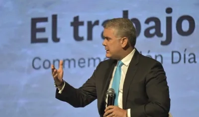 El Presidente de la República, Iván Duque.