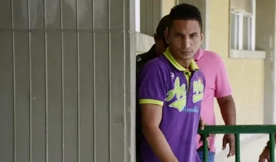 John Fredy Reyes Gutiérrez durante las audiencias preliminares que se realizaron en Barranquilla. 