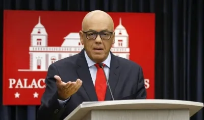 Jorge Rodríguez, ministro de Comunicaciones del gobierno de Maduro.