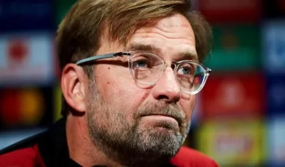 Jurgën Klopp, técnico del Liverpool. 