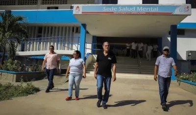 Gobernador Eduardo Verano visitó el Cari Mental.