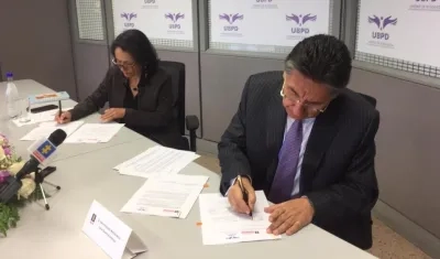 Convenio entre la Fiscalía y la Unidad de Búsqueda de Personas dadas por Desaparecidas.