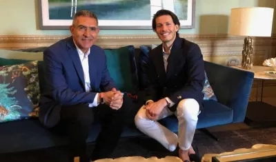 Jorge Cura en entrevista con el creador de Aquazzura, Edgardo Osorio.