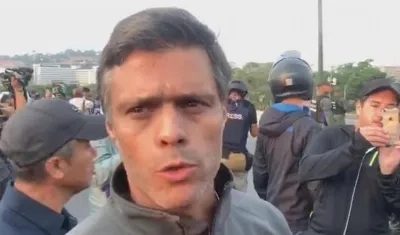  Leopoldo López, opositor venezolano.