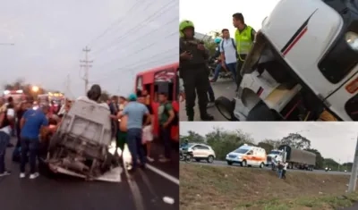 La Policía investiga las circunstancias en la que se presentó el choque.