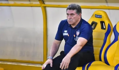Luis Fernando Suárez, ex técnico de Junior. 