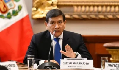 Carlos Morán, Ministro del Interior de Perú.