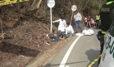 Levantamiento del cuerpo de la mujer en Juan de Acosta.