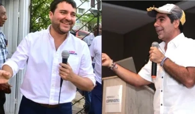 Jaime Pumarejo y Alejandro Char.