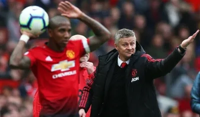 Ole Gunnar Solskjaer, técnico del Manchester United. 