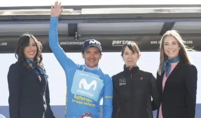 Richard Carapaz, ciclista del Movistar. 