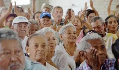 Un grupo de beneficiarios del programa.