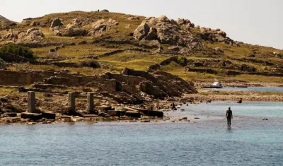 Escultura del artista británico Antony Gormley.