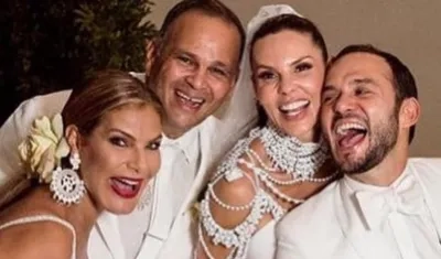 María Mónica Urbina, José Hernández, Paula Andrea y Luis Miguel Zabaleta.