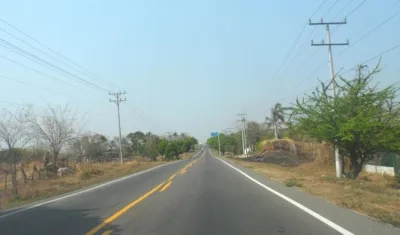 Vía La Cordialidad, altura de Mundo Feliz.