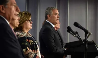 El Presidente de la República, Iván Duque.