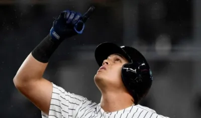 Giovanni Urshela, jugador de los Yankees. 